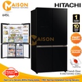 Hitachi R-WB700VM2 GBK Peti Sejuk 4 Pintu French Bottom Freezer