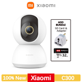 Xiaomi C300 Kamera Keselamatan 2K 1296p dengan Pemandu Sorotan Malam dan Penyimpanan Micro SD Hingga 256GB