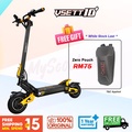 VSETT 10+ Skuter Elektrik: 2800W, 160KM Jarak Tempuh, Suspensi Ganda Hidrolik & Rem Cakram Ganda