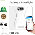 Luna Life Timbangan Badan Digital - Ukur Berat Badan dan Suhu dengan Akurat