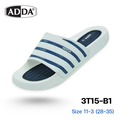 ADDA 3T15 รองเท้าแตะ EVA Unisex ลายแถบ กันน้ำ สวมใส่สบาย