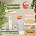 Máy xay sinh tố cầm tay Philips HR2531, 0.5L, Trắng - Thiết kế nhỏ gọn, đa năng