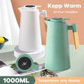 YOOGOO 1000ML Termos Stainless Steel Tahan Panas Dingin Tampilan Digital Pintar 24 Jam
