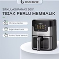 HAN RIVER Air Fryer HRAF06BK 8L Penggorengan Udara Multifungsi