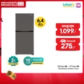 โตชิบา ตู้เย็น 2 ประตู รุ่น GR-RT236WE-PMTH 6.4 คิว สีเงินเข้ม Inverter