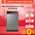 Máy Giặt Hitachi SF-140TCV SL 14kg Cửa Trên, Bạc - Tiết Kiệm Nước và Điện