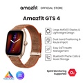 Amazfit GTS 4 - Jam Tangan Pintar 1.65" AMOLED, Bateri 14 Hari, Obsidian Black, Rose Gold, Lava Grey
