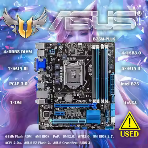 Intel LGA1155 เมนบอร์ด รองรับ Sandy Bridge Ivy Bridge DDR3