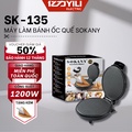 Máy Làm Bánh Ốc Quế Sokany SK-135 - Thiết Bị Nhà Bếp Đa Năng, Chống Dính, Tay Cầm Cách Nhiệt