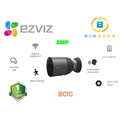 EZVIZ BC1 Kamera Keselamatan Rumah 2MP, FHD 1080p, Pemandu Malam, Penyimpanan MicroSD 256GB, IP66, Bateri Rechargeable