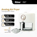 Riino GY2202 Rapid Glass AI Air Fryer Oven 5.5L - Beige