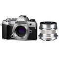 Olympus OM-5 Máy ảnh Mirrorless Compact màu bạc, cảm biến Live MOS 20.4MP