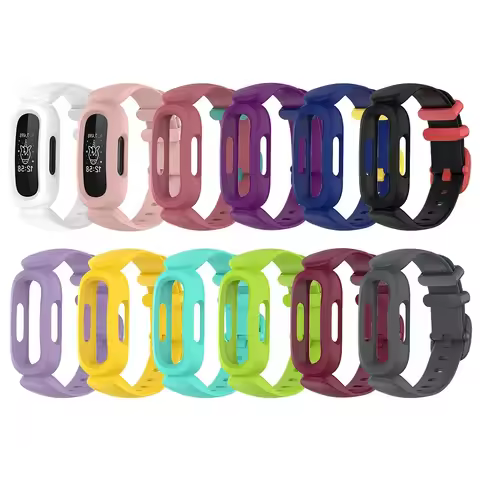 Fitbit Ace 3 Kids Fitness Tracker - 1.4" OLED Display, 5ATM Waterproof, 8-Day Battery (Black/Blue/Green/Pink)
