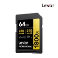 เล็กซาร์ Professional 1800x SDXC UHS-II Card GOLD Series - การ์ดหน่วยความจำ