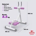 SPEEDS 042-37 AB Coaster Alat Fitness Pembentuk Otot Perut Abdominal