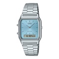 Casio Edifice AQ-230A-2A1MQYDF Jam Tangan Digital Stainless Steel Putih Perak