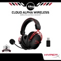 HyperX Cloud Alpha Wireless - Headset Permainan Tanpa Kabel Hitam-Merah