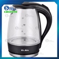 Elba EJK-F1723G(BK) 1.7L Kettle Hitam dengan Penapis Dicuci dan Perlindungan Kering