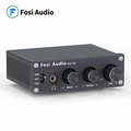 Fosi Audio Q4 USB Amplifier HiFi Stereo Gaming DAC & Headphone - Hitam, Aluminium