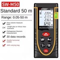 SNDWAY SW-M50 Meteran Laser Digital 50M - Alat Ukur Jarak Presisi