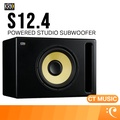 KRK S12.4 Active Subwoofer ขนาด 41.6x36.5x60.6 ซม. สีดำ