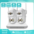 Hamrol 8MP PTZ Kamera IP WiFi Outdoor Tahan Air dengan AI Deteksi Manusia dan Penyimpanan Cloud