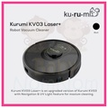 Kurumi KV 03 Laser+ Robot Vacuum Cleaner - Kapasitas Debu 600 ml, Suction Power 2500 Pa, Coverage Area 200 m²