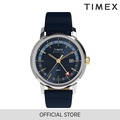 Timex Marlin TW2V44600 Jam Tangan Analog 40mm Leather Strap Green Black *Original