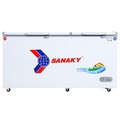 Tủ đông Sanaky VH-6699W1 485 lít, 2 cánh mở vali, dung tích lớn, tiết kiệm điện