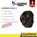 Garmin Venu 3 - Smartwatch GPS Pelacak Aktiviti Sukan 1.4" AMOLED, Siri Venu, Garansi Malaysia