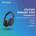 Edifier W800BT Pro - Headphone Over-Ear Wireless Hitam dengan ANC dan Hi-Res Audio