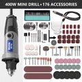 HILDA KSDM-1 400W Mini Drill 6 Position Rotary Tool for Dremel Mini Grinding Machine