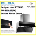 elba EH-N9128ST(BK) Designer Hood 1600m³/h - Penyedut Asap Dapur dengan Sensor Gerakan