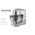 Pembuat Roti Kenwood 265 KDC-265U Hitam - LCD dengan Lampu Belakang LED, Kapasiti Suhu Maksimum 60°C