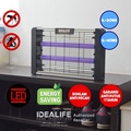 Idealife IL20W Perangkap Nyamuk dan Lalat 388x275x90mm, Silver