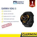 Garmin Venu 3 - Smartwatch GPS Pelacak Aktiviti Sukan 1.4" AMOLED, Siri Venu, Garansi Malaysia