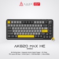 Ajazz AK820 MAX HE - Keyboard Mekanik 75% Tri-Mode dengan Switch Magnetik dan Rapid Trigger