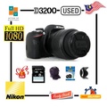 Nikon D3200 DSLR Camera - Kamera SLR Format DX 24.2MP CMOS Sensor