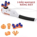 Máy Massage Cầm Tay Mini Squirrel MSV5552 - Trắng-Cam, 350mm x 78mm x 104mm, Hàn Quốc
