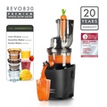 Kuvings REVO830 Slow Juicer | Cold Press Juicer with Auto-Cutting Chute, 400ml Capacity, Matte Pearl Black