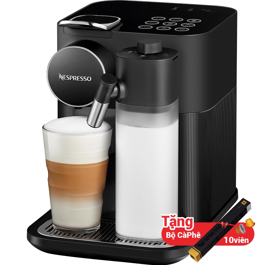 Máy Pha Cà Phê Tự Động Nespresso Gran Lattissima F531WH, Trắng, 1.3L, 14 Ly