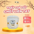 Nồi cơm điện Bear 5L SB-NC50C - Trắng, Dung lượng lớn, Đa chức năng