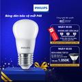 Bóng đèn LED Philips P45 MyCare 3W E27, Kích thước 55x50cm, Ánh sáng Vàng/Trắng