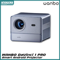WANBO DaVinci 1 Pro Projector - 600 ANSI Lumens, Hitam