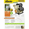 ปั๊มน้ำอัตโนมัติ Kanto PS-180 แรงดันสูง 370 วัตต์