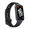 Huawei Band 10 GPSウォッチ ブラック/ピンク AMOLEDディスプレイ 水深50m対応 心拍数・血中酸素濃度測定