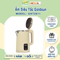 Bình đun siêu tốc Goldsun GKT2611, 1.8L, Inox 201, màu Kem