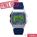Timex T80 Jam Tangan Digital 36mm Stainless Steel dan Acrylic