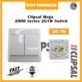 Soket dan Suis Elektrik Clipsal 2000 Series - Pilihan Warna WE, CM, DS, SG