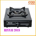 Kompor Gas Rinnai RI-301S 1 Tungku Sun Burner - Hitam